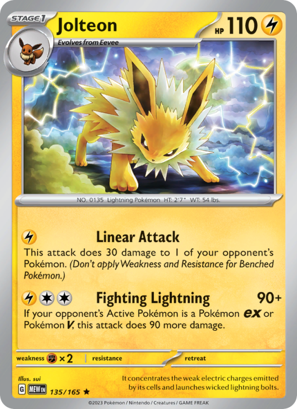 Jolteon - Pokémon TCG Card
