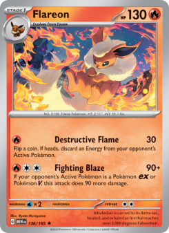 Flareon - pokemon TCG Card