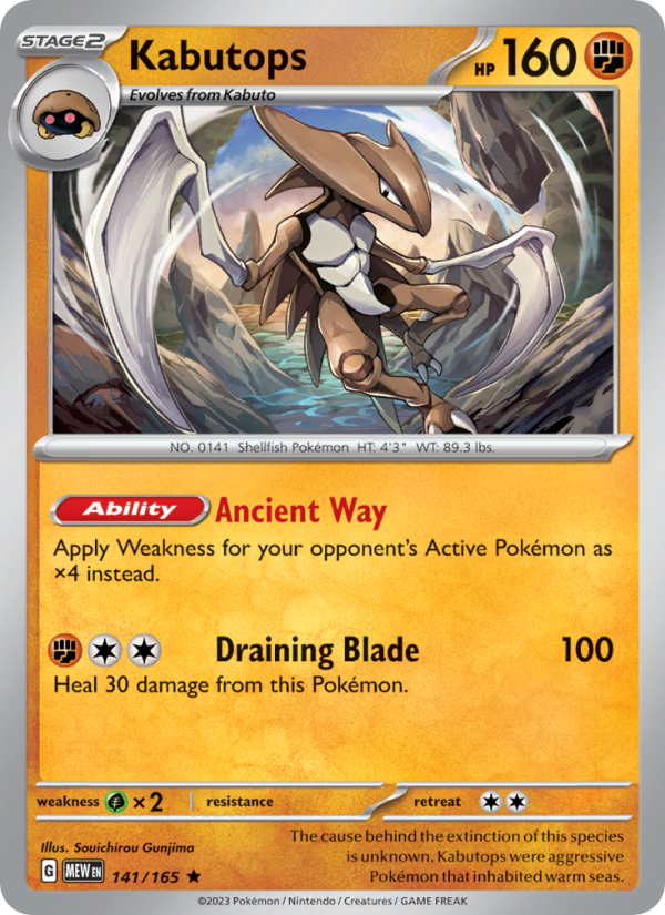 Kabutops - Pokémon TCG Card