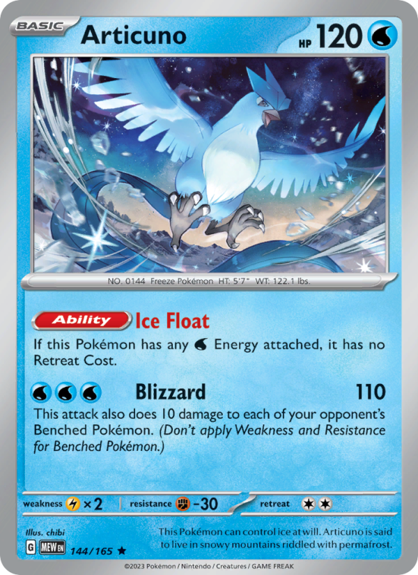 Articuno - Pokémon TCG Card