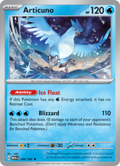 Articuno - pokemon TCG Card