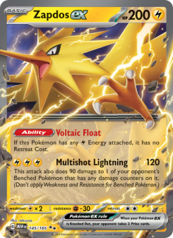 Zapdos ex - pokemon TCG Card