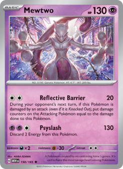 Mewtwo - pokemon TCG Card