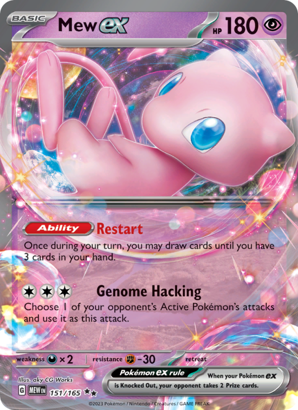 Mew ex - Pokémon TCG Card