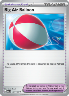 Big Air Balloon - pokemon TCG Card