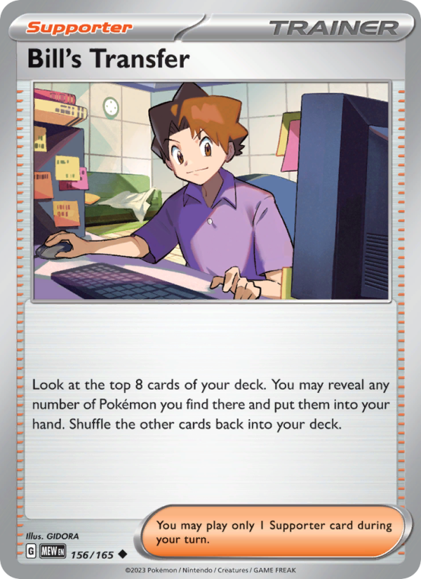 Bill's Transfer - Pokémon TCG Card