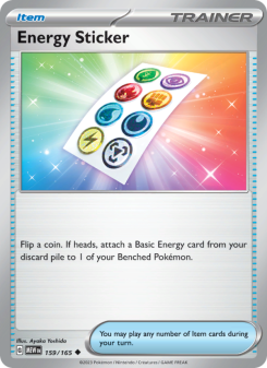 Energy Sticker - pokemon TCG Card