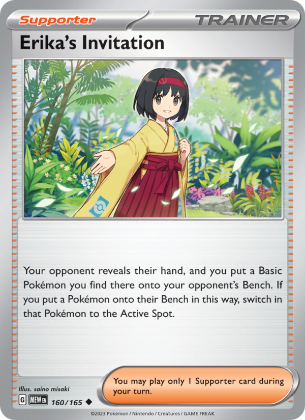 Erika's Invitation - Pokémon TCG Card