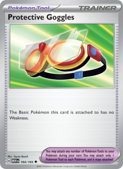 Protective Goggles - pokemon TCG Card