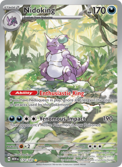 Nidoking - pokemon TCG Card