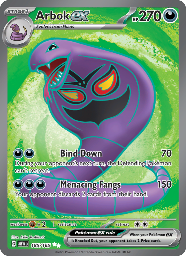Arbok ex - Pokémon TCG Card