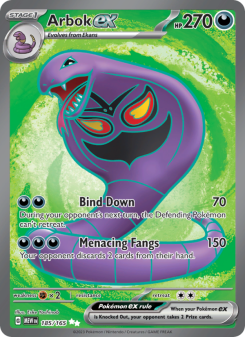 Arbok ex - pokemon TCG Card