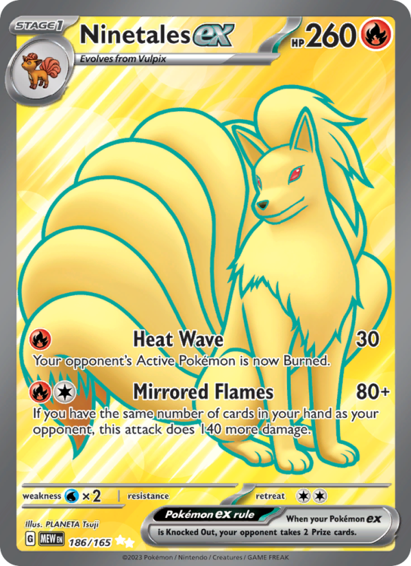 Ninetales ex - Pokémon TCG Card