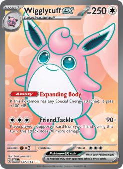 Wigglytuff ex - pokemon TCG Card
