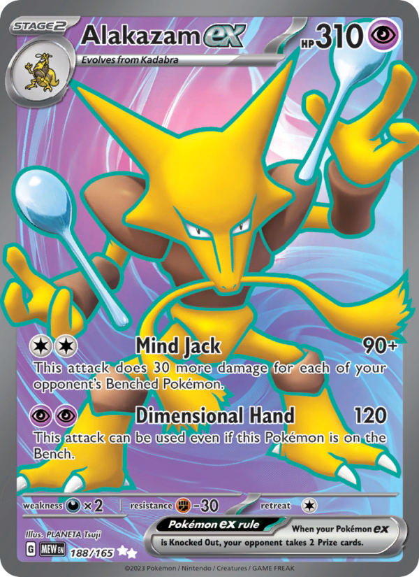 Alakazam ex - Pokémon TCG Card