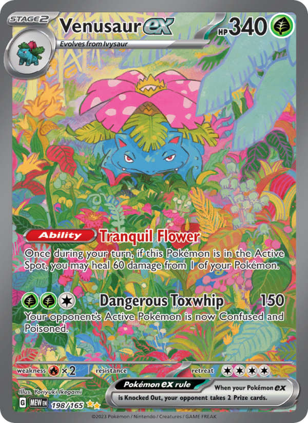 Venusaur ex - Pokémon TCG Card