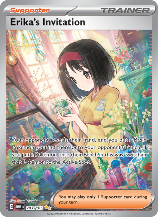 Erika's Invitation - Pokémon TCG Card