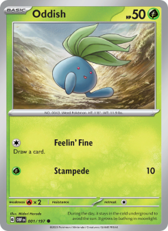 Oddish - pokemon TCG Card