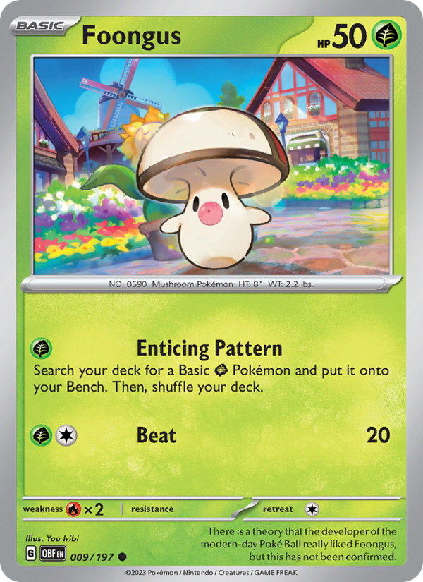 Foongus - Pokémon TCG Card