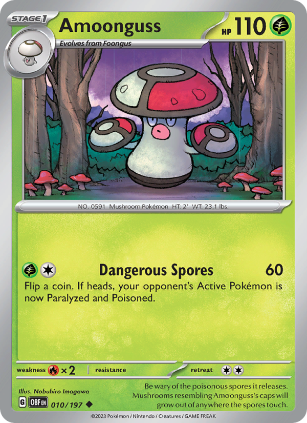 Amoonguss - Pokémon TCG Card