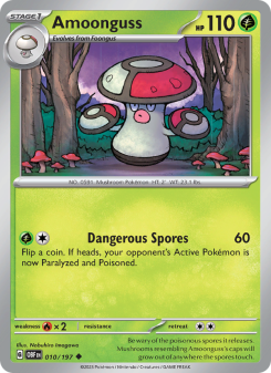 Amoonguss - pokemon TCG Card