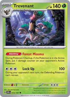 Trevenant - pokemon TCG Card