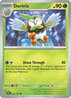 Dartrix - pokemon TCG Card