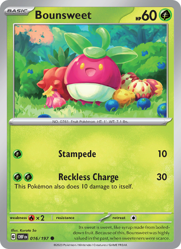 Bounsweet - Pokémon TCG Card