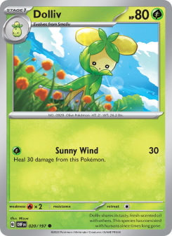 Dolliv - pokemon TCG Card