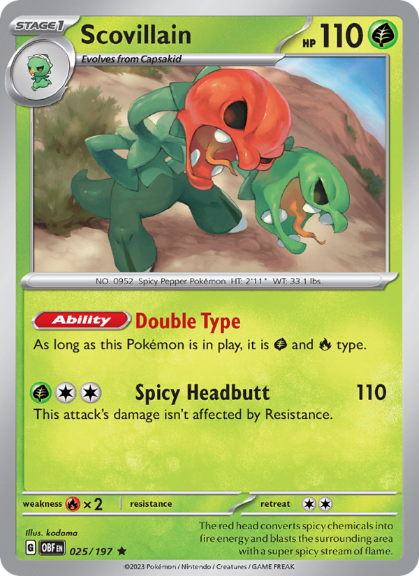 Scovillain - Pokémon TCG Card
