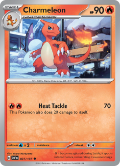 Charmeleon - pokemon TCG Card