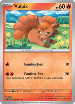 Vulpix - pokemon TCG Card