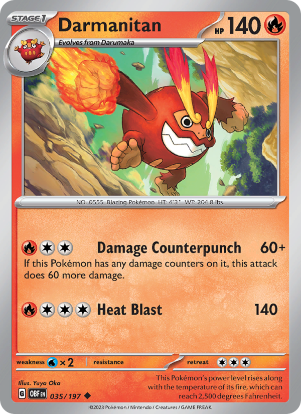 Darmanitan - Pokémon TCG Card