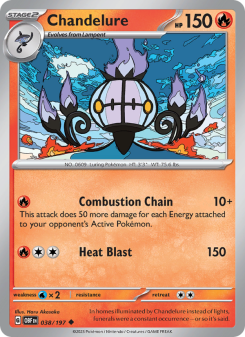Chandelure - pokemon TCG Card