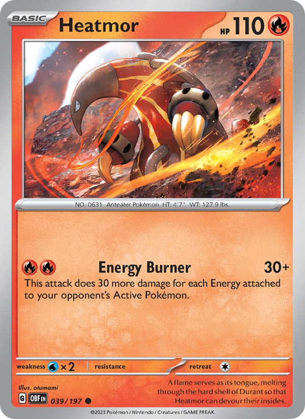 Heatmor - Pokémon TCG Card