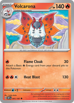 Volcarona - pokemon TCG Card
