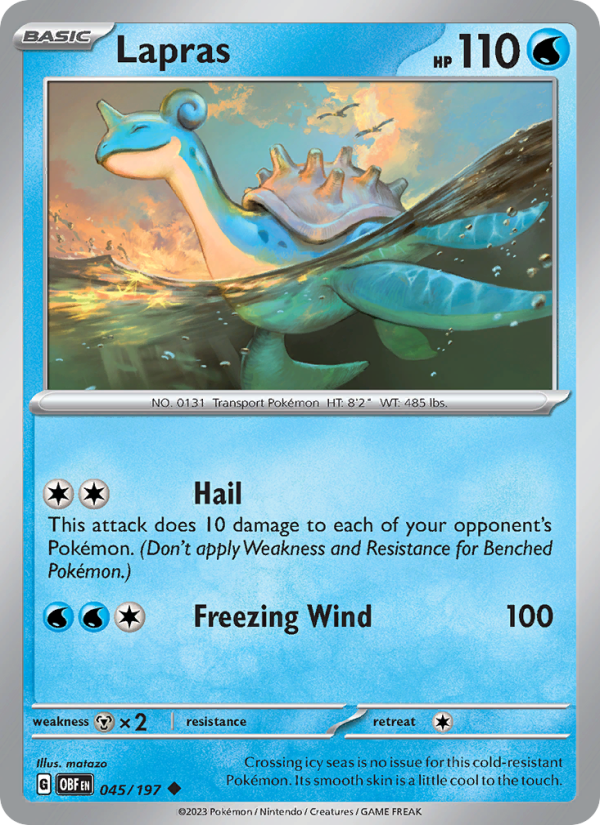 Lapras - Pokémon TCG Card