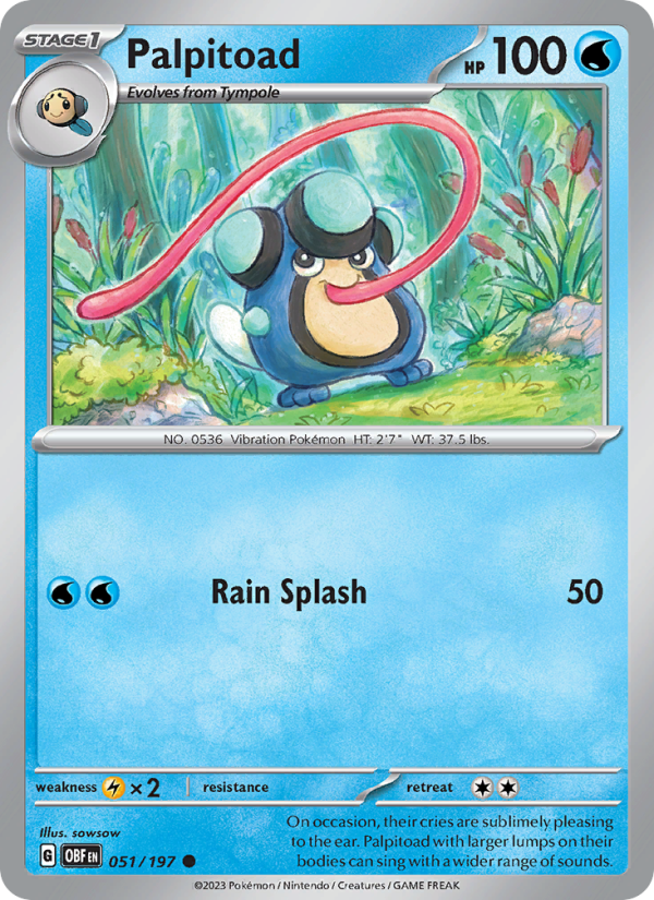 Palpitoad - Pokémon TCG Card