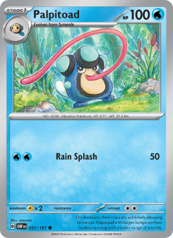 Palpitoad - pokemon TCG Card