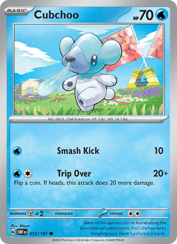 Cubchoo - Pokémon TCG Card