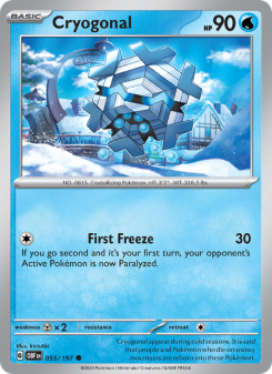 Cryogonal - pokemon TCG Card
