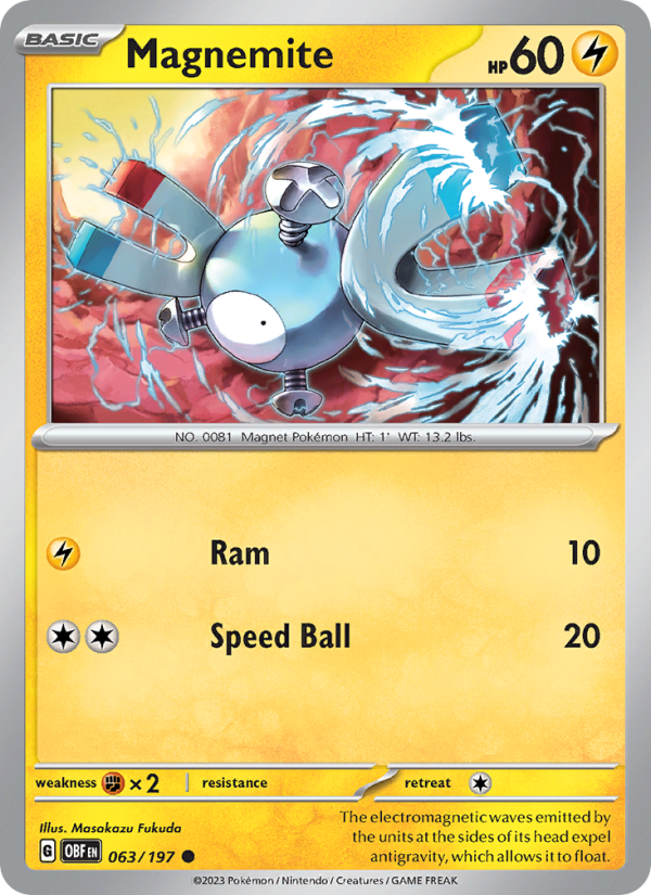 Magnemite - Pokémon TCG Card