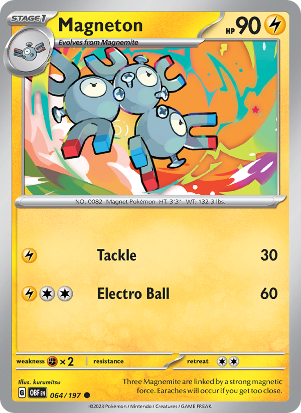 Magneton - Pokémon TCG Card