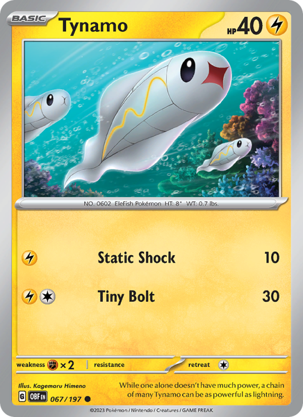 Tynamo - Pokémon TCG Card