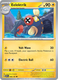 Eelektrik - pokemon TCG Card
