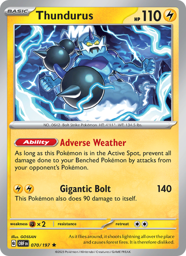 Thundurus - Pokémon TCG Card