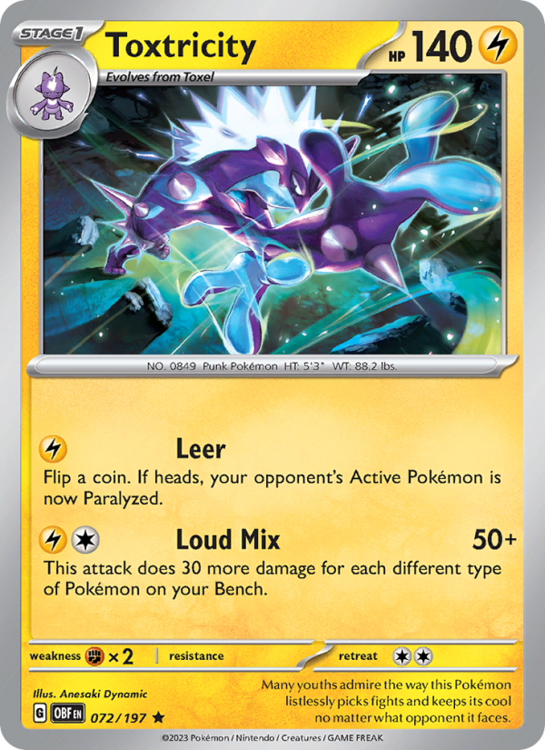 Toxtricity - Pokémon TCG Card