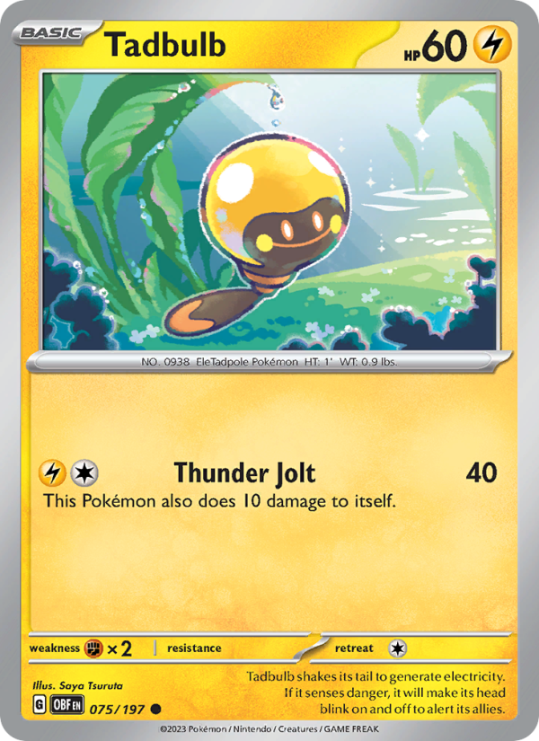 Tadbulb - Pokémon TCG Card