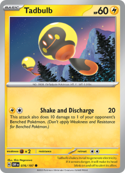 Tadbulb - pokemon TCG Card