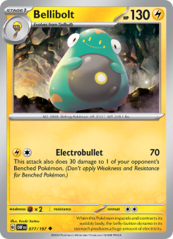Bellibolt - pokemon TCG Card